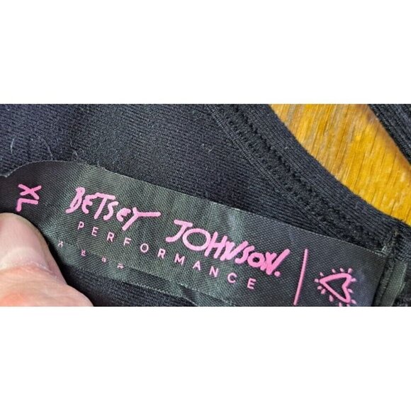 Betsy Johnson Performance Women XL Multicolor Floral Sports Bra Removeable Pads - Picture 2 of 6